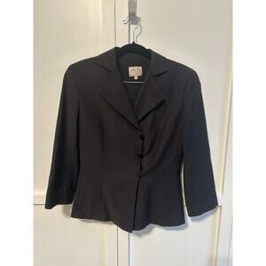Armani Wool Blend Side Button Blazer 4